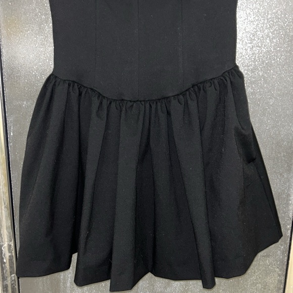 zara Square neck pleated dress - Picture 8 of 10